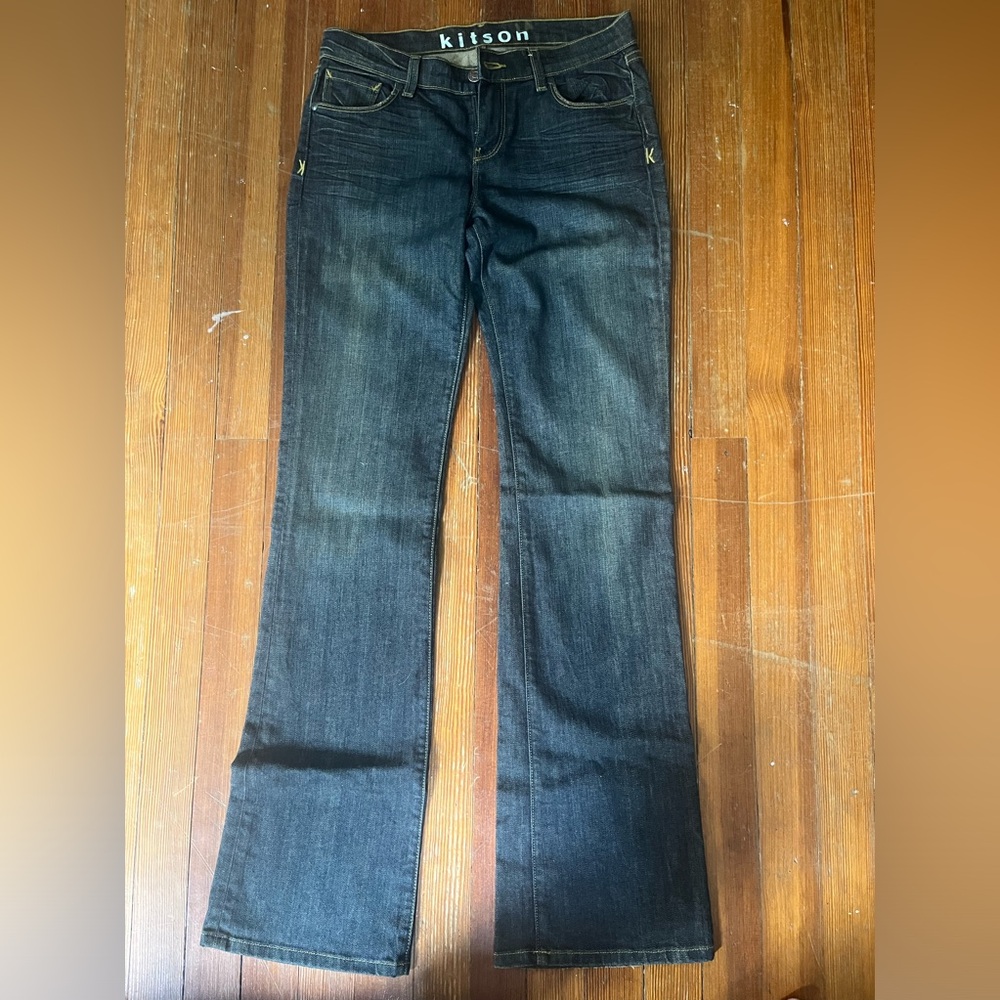 kitson Dark Wash Boot Cut Women's Jeans